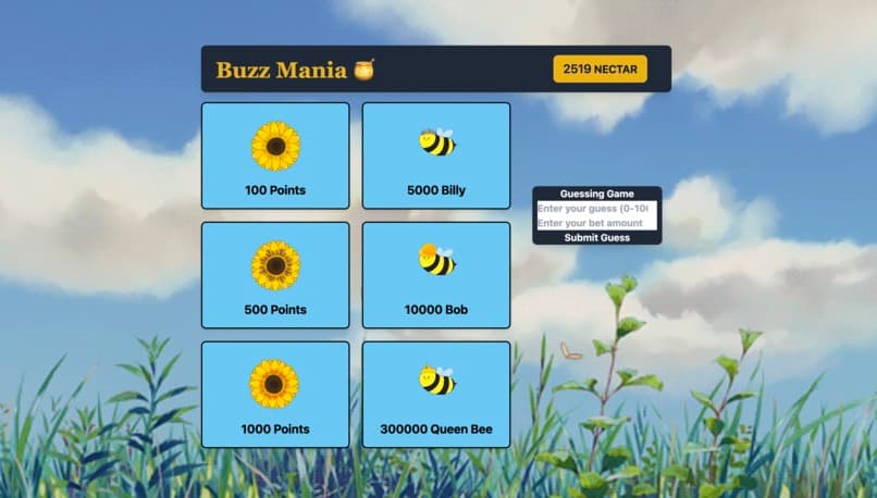 BuzzMania project screenshot